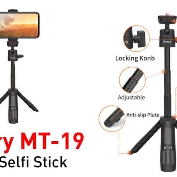 Jmary MT-19 Mini Tripod Stand with High quality aluminum alloy Ball-Head