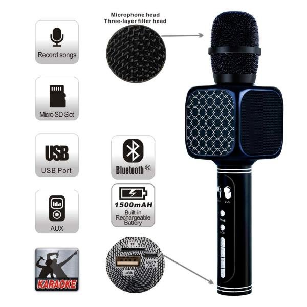 YS-69 Magic Bluetooth Microphone with Speaker