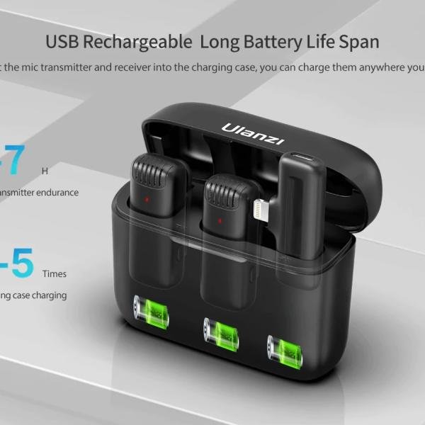 Ulanzi J12 Dual Wireless Microphone For Type-C