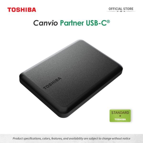 Toshiba Canvio Partner 1TB USB Type-C External Hard Disk Drive