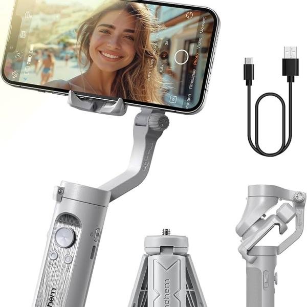 iSteady isxek Gimbal Stabilizer for Phone Stabilizer for Video Recording, Vlogging, YouTube, TikTok