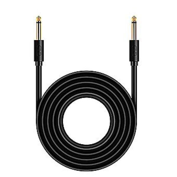 Guitar Cable 5 Feet 3.5Mm To 6.5Mm Male To Male Audio Cable