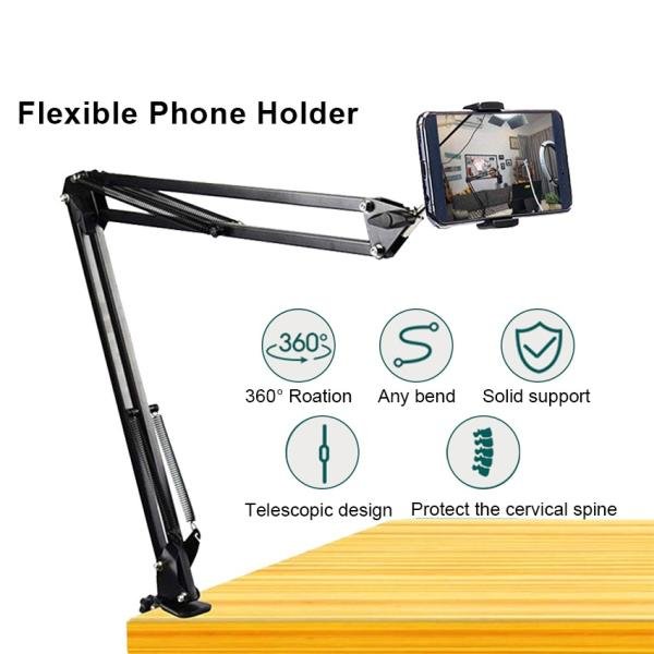 Overhead Video Stand Phone Holder Mount Table Top ChromLives for Streaming Phone Baking Crafting