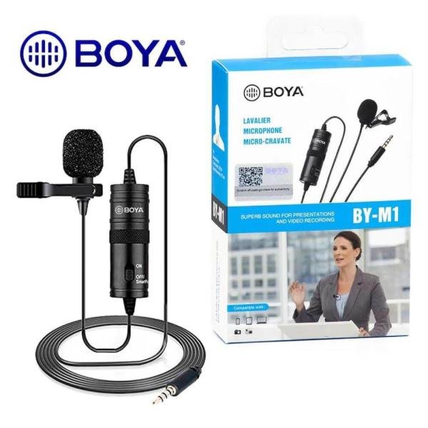Boya BY-M1 Omnidirectional Lavalier Microphone (Original)
