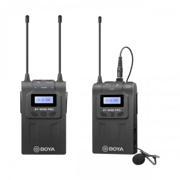 Boya BY-WM8 Pro-K1 UHF Dual Wireless Microphone