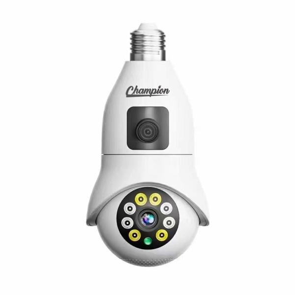Champion PTZ Bulb Dual Lens New IP Camera