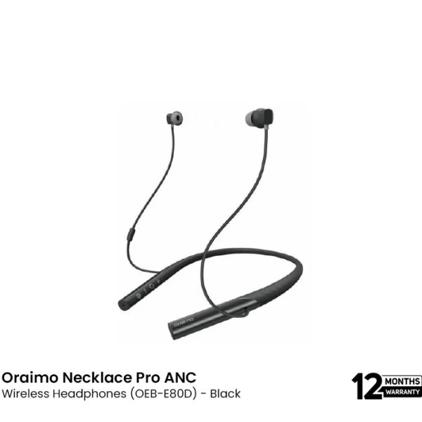 Oraimo OEB-E80D Necklace Pro ANC Wireless Headphones