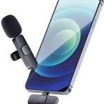 K8 Wireless Lavalier Microphone for iPhone and Type-C