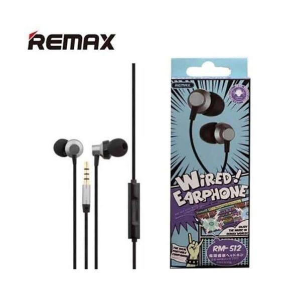 Remax RM-512 3.5mm Wired Music Earphone Heavy Bass