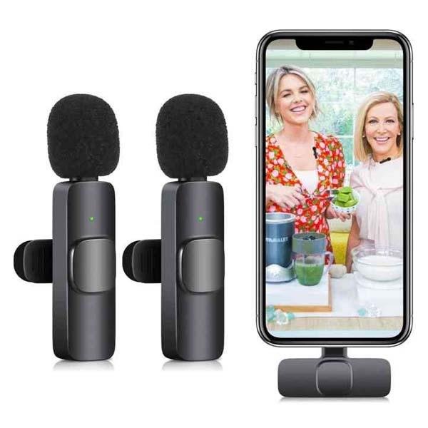K9 Dual Wireless Microphone for Android & iPhone