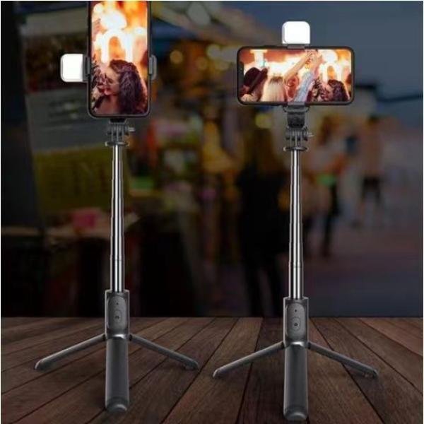 N09S Bluetooth Selfie Stick Fill Light and Bluetooth Remote