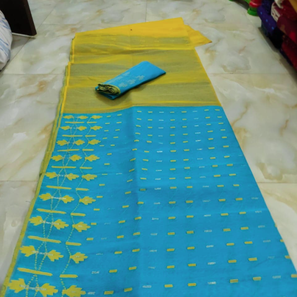 Premium Handloom Dhakaya Jamdani Saree