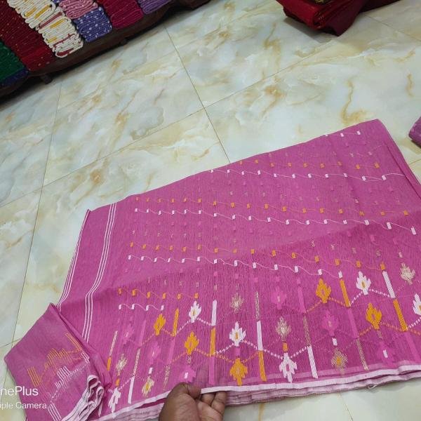 Premium Handloom Dhakaya Jamdani Saree