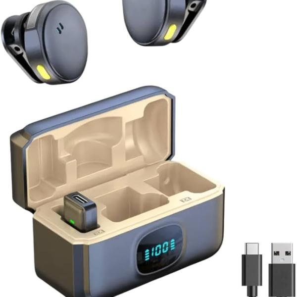 Q8 Collar Clip Button Wireless Microphone