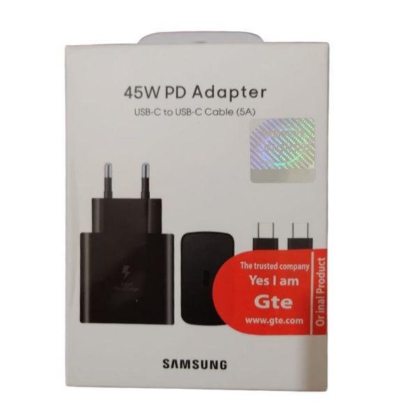 Samsung 45W PD Super Fast Power Adapter with C to C cable