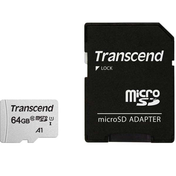 Transcend 64GB Micro SD UHS-I U1 Memory Card