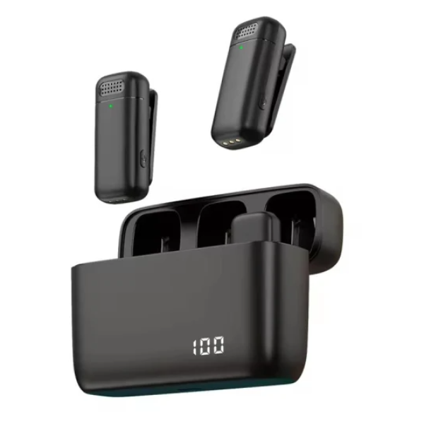 K13 Dual Mic Type C Interface Wireless Lavalier Microphone