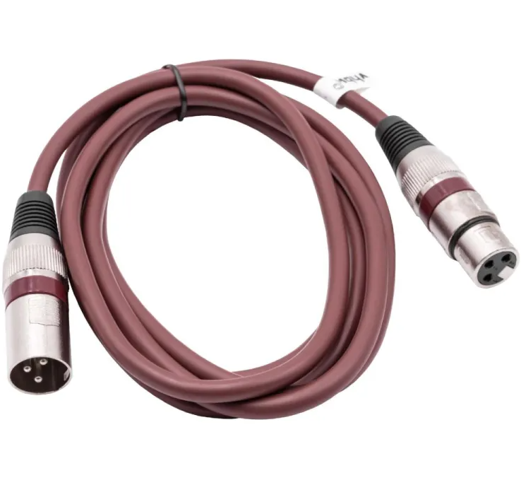 XLR Male To XLR Female Cable For Microphone And Mixer 1.5M