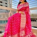 Exclusive Premium Handloom Zari Jamdani