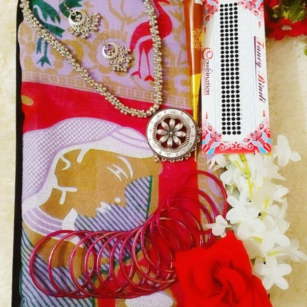 Nature's Touch Saree 6 in 1 Combo (Eid & Boishakhi Offer)
