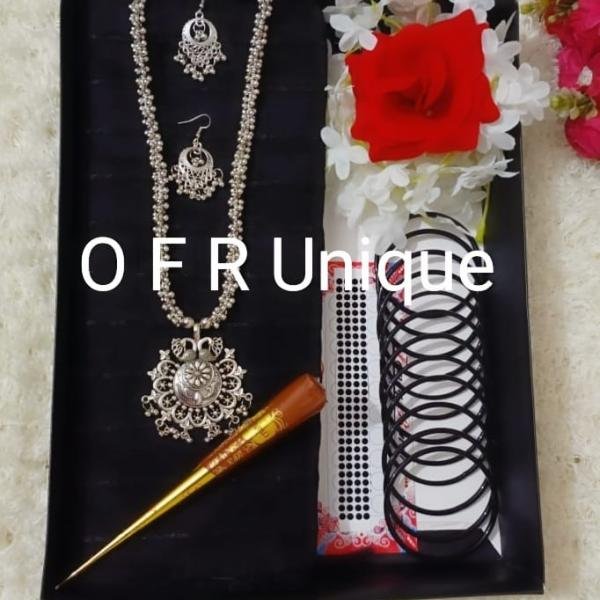 Half Silk Chumki Saree 7 in 1 Combo