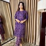 Batik Kurti Co-ord Set