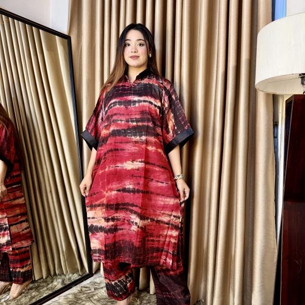 Silk Batik Co-ord Set