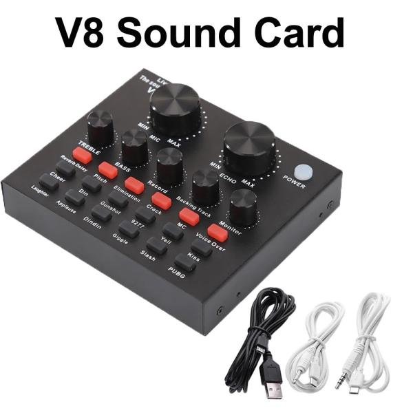 V8 Live Sudio Sound Card